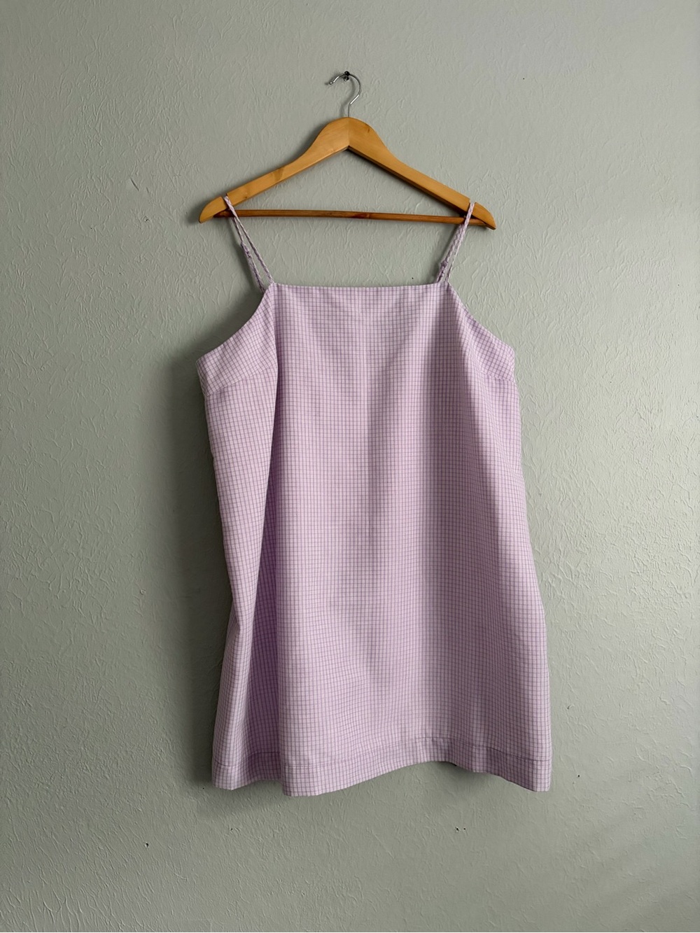 Lavender Gingham Cami Dress